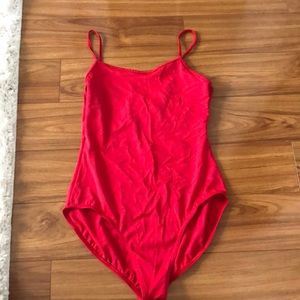 RED LEOTARD